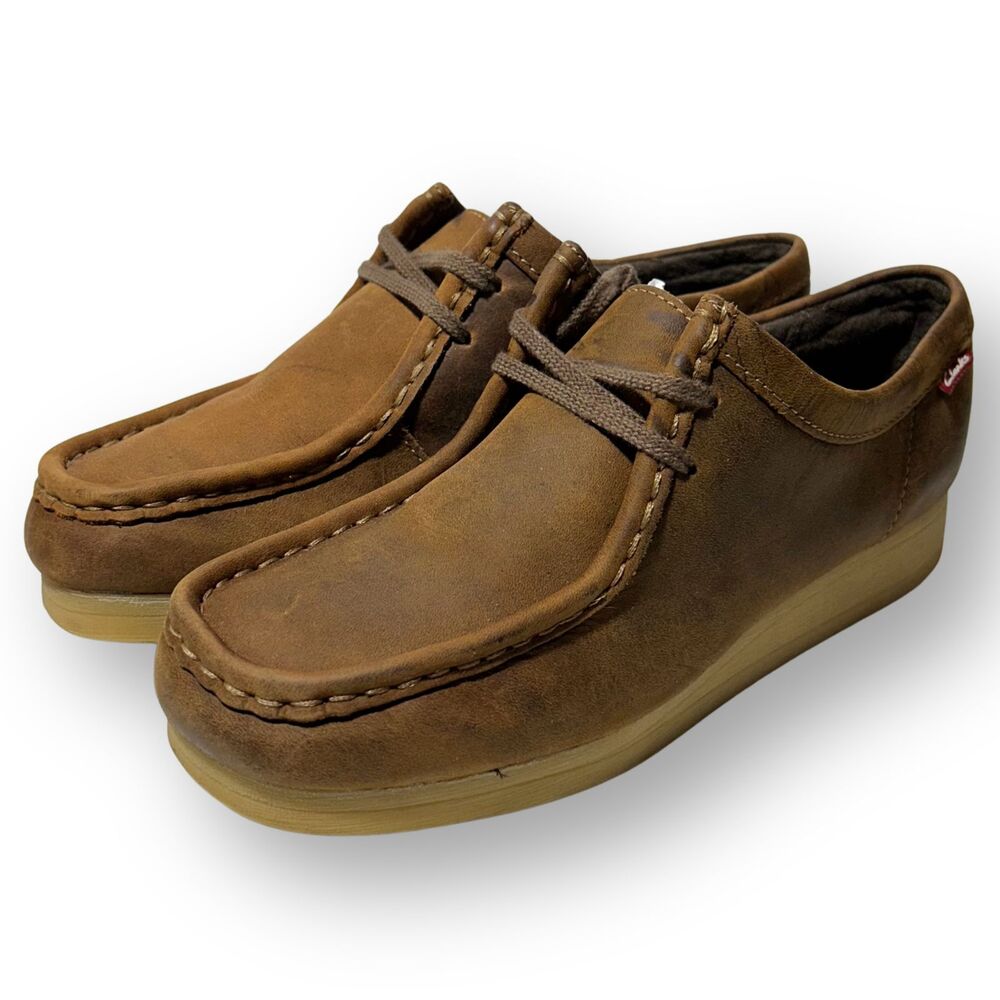 Clarks Shoes Womens 8 Dark Brown Padmora Leather Loafer
